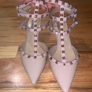 Valentino Rockstud kitten heels